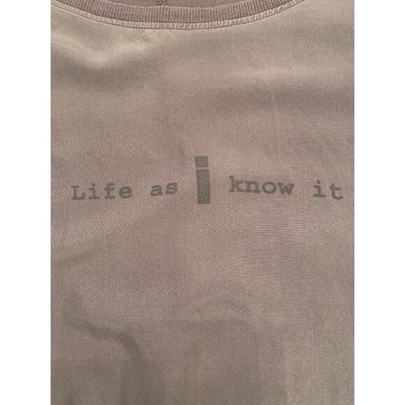 Large Buffalo Jeans Women's Lightweight Silk Sheer "Life as I Know It" Top - Picture 4 of 8